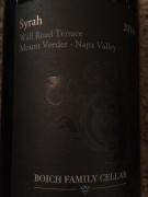 Boich Family Cellar - Boich Family WallRoad Mt Veeder Syrah 2021