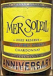 WAGNER FAMILY - MER SOLEIL MONTEREY RESERVE CHARDONNAY 2022