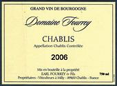 Domaine Fourrey - Chablis 2020